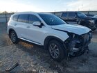 2020 Hyundai Santa Fe Sel White vin: 5NMS33ADXLH286401