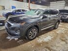 2020 Hyundai Santa Fe Sel Gray vin: 5NMS3CAD1LH293964