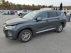 2020 Hyundai Santa Fe Sel Серый vin: 5NMS3CAD2LH253778
