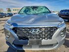 2020 Hyundai Santa Fe Sel Серебряный vin: 5NMS3CAD4LH185449