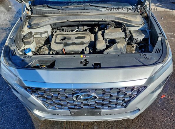 5NMS3CAD4LH185449 2020 HYUNDAI SANTA Серебряный Вид подкапотного пространства