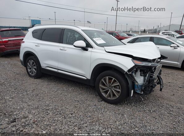 5NMS3CAD6LH303310 2020 HYUNDAI SANTA FE White Przód prawy