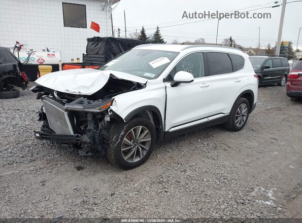 5NMS3CAD6LH303310 2020 HYUNDAI SANTA FE White Przód lewy