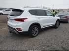 2020 Hyundai Santa Fe Sel White vin: 5NMS3CAD6LH303310