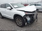 2020 Hyundai Santa Fe Sel White vin: 5NMS3CAD6LH303310