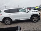 2020 Hyundai Santa Fe Sel White vin: 5NMS3CAD6LH303310