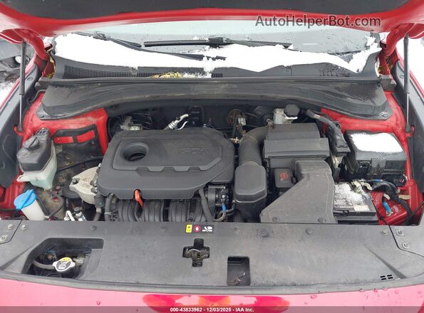 5NMS3CAD7LH188426 2020 HYUNDAI SANTA FE Красный Вид сзади