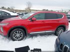 2020 Hyundai Santa Fe Sel Красный vin: 5NMS3CAD7LH188426