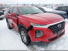 2020 Hyundai Santa Fe Sel Красный vin: 5NMS3CAD7LH188426