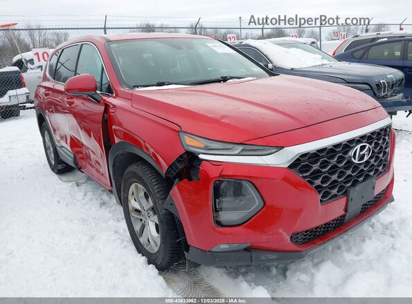 5NMS3CAD7LH188426 2020 HYUNDAI SANTA FE Красный Вид спереди