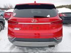 2020 Hyundai Santa Fe Sel Красный vin: 5NMS3CAD7LH188426
