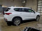 2019 Hyundai Santa Fe Sel White vin: 5NMS3CAD9KH089590