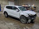 2019 Hyundai Santa Fe Sel White vin: 5NMS3CAD9KH089590