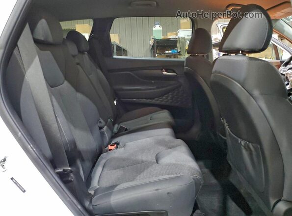 5NMS3CAD9KH089590 2019 HYUNDAI SANTA White Vista interior trasera