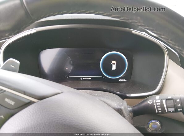5NMS3DA12PH007444 2023 HYUNDAI SANTA FE HYBRID White Widok tylnych siedzeń