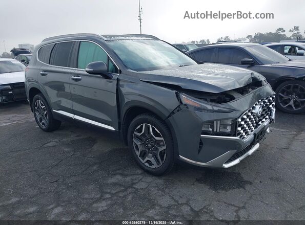 5NMS3DA12PH012997 2023 HYUNDAI SANTA FE HYBRID Gray Front right