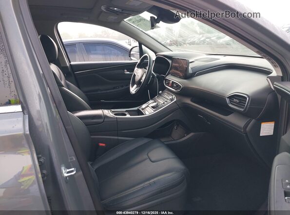 5NMS3DA12PH012997 2023 HYUNDAI SANTA FE HYBRID Gray Front interior view