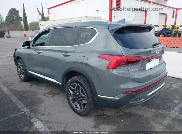 5NMS3DA12PH012997 2023 HYUNDAI SANTA FE HYBRID Gray Rear left