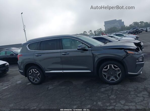 5NMS3DA12PH012997 2023 HYUNDAI SANTA FE HYBRID Gray Rear interior view