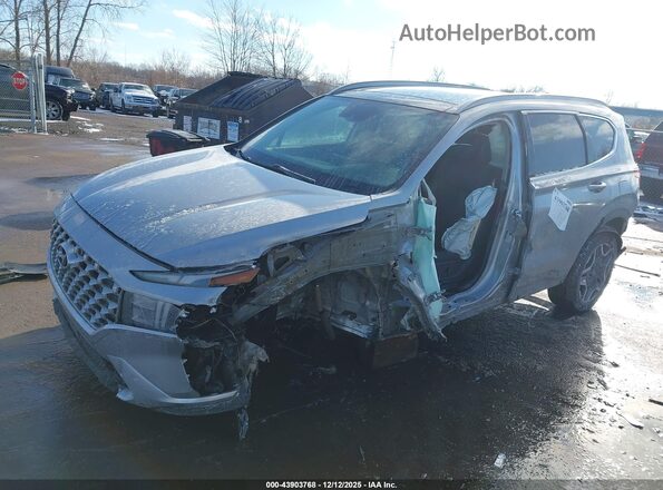 5NMS3DA17PH003311 2023 HYUNDAI SANTA FE HYBRID Silver Przód lewy