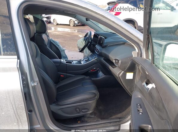 5NMS3DA17PH003311 2023 HYUNDAI SANTA FE HYBRID Silver Widok wnętrza z przodu