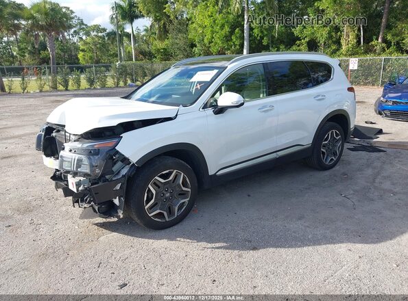 5NMS3DA18PH016164 2023 HYUNDAI SANTA FE HYBRID Белый Передняя левая четверть