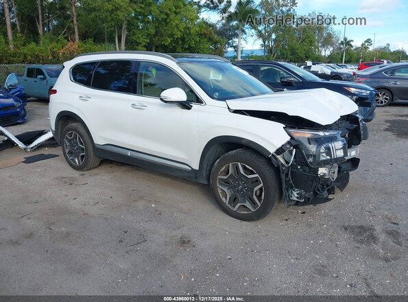 5NMS3DA18PH016164 2023 HYUNDAI SANTA FE HYBRID Белый Передняя правая четверть