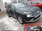 2022 Hyundai Santa Fe Sel Черный vin: 5NMS3DAJ3NH418798