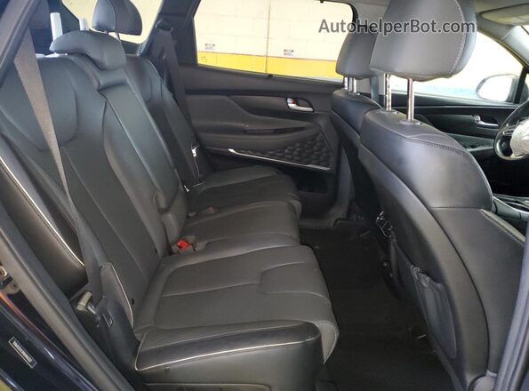 5NMS3DAJ4NH443337 2022 HYUNDAI SANTA Black Widok wnętrza z tyłu