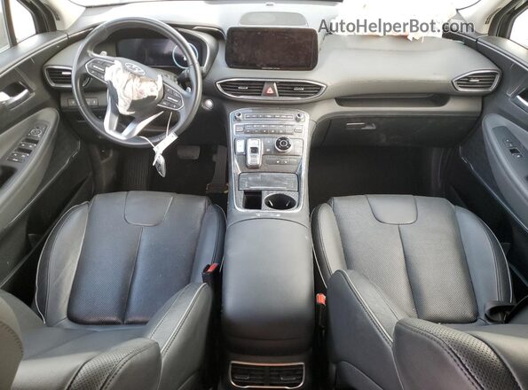 5NMS3DAJ4NH443337 2022 HYUNDAI SANTA Black Widok deski rozdzielczej