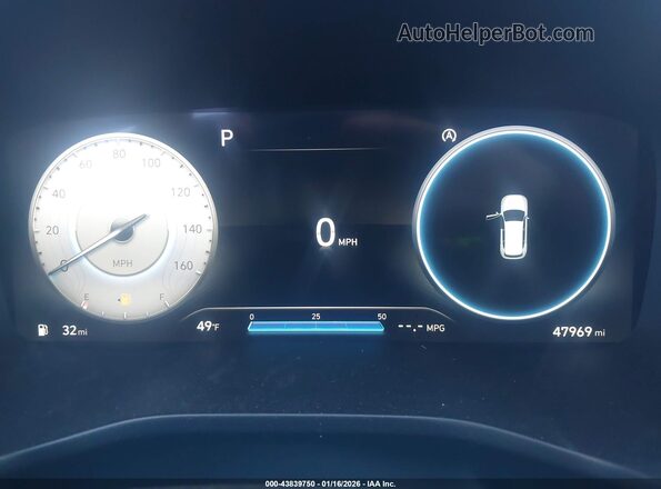 5NMS3DAJ9MH313116 2021 HYUNDAI SANTA FE Серый Вид задних сидений