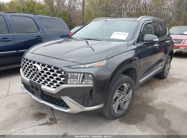 5NMS3DAJ9MH313116 2021 HYUNDAI SANTA FE Серый Передняя левая четверть