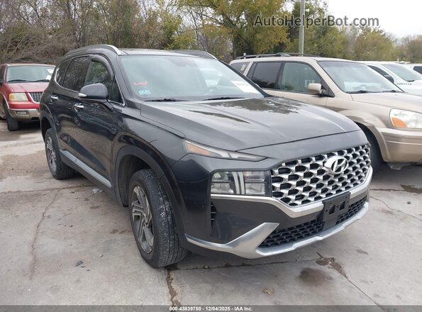 5NMS3DAJ9MH313116 2021 HYUNDAI SANTA FE Серый Передняя правая четверть