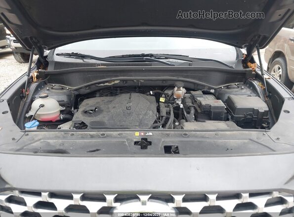 5NMS3DAJ9MH313116 2021 HYUNDAI SANTA FE Серый Вид сзади