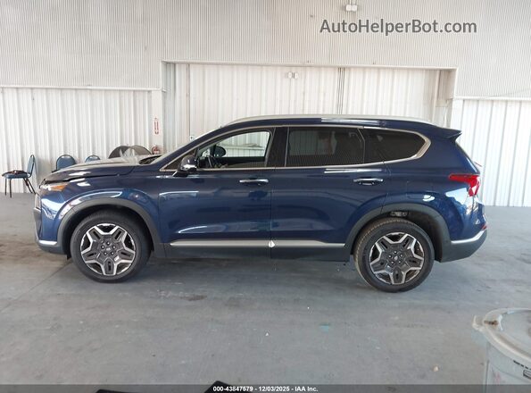 5NMS44AL6NH478332 2022 HYUNDAI SANTA FE Синий Панорамный вид салона 360°