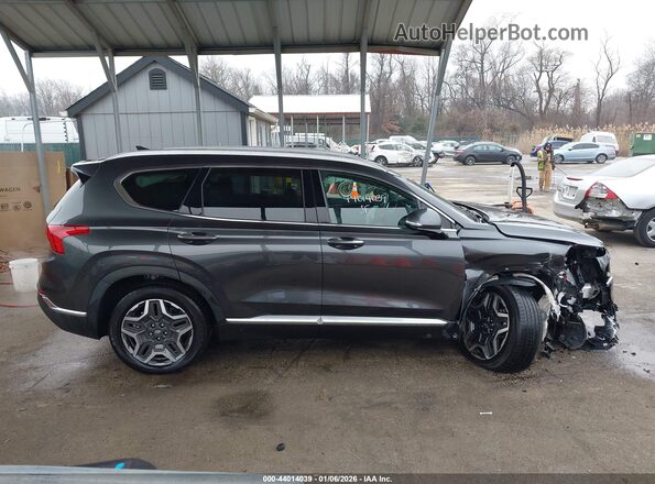 5NMS4DAL0PH599778 2023 HYUNDAI SANTA FE Gray Rear interior view