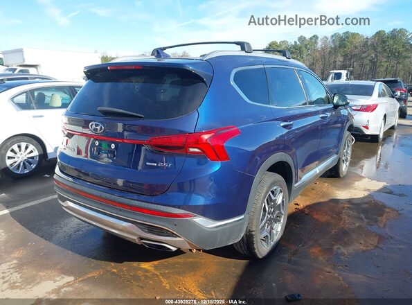 5NMS4DAL4MH369009 2021 HYUNDAI SANTA FE Blue უკანა მარჯვენა