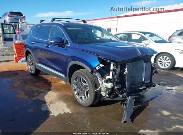 5NMS4DAL4MH369009 2021 HYUNDAI SANTA FE Blue წინა მარჯვენა