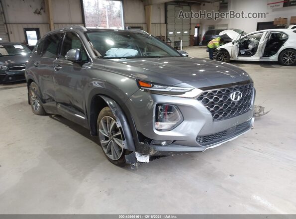 5NMS53AD0LH161983 2020 HYUNDAI SANTA FE Серый Передняя правая четверть