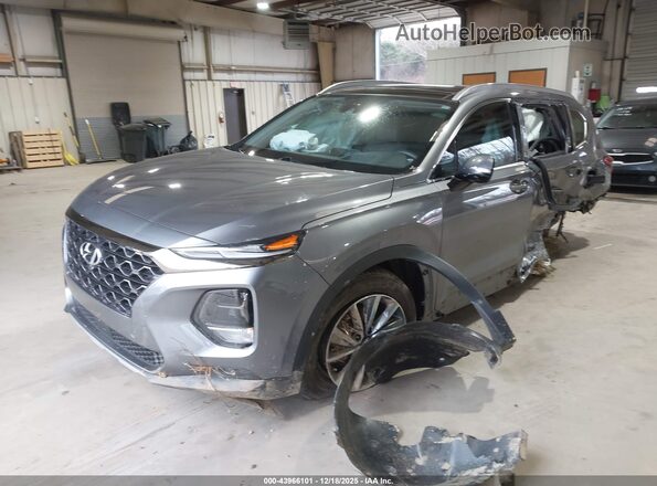 5NMS53AD0LH161983 2020 HYUNDAI SANTA FE Серый Передняя левая четверть