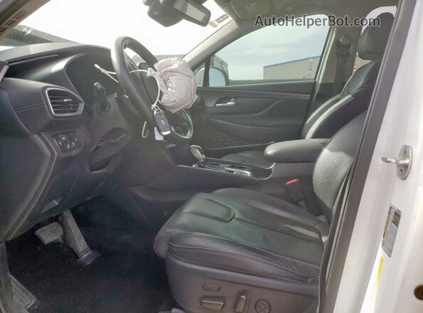 5NMS53AD0LH225116 2020 HYUNDAI SANTA Белый Вид салона спереди