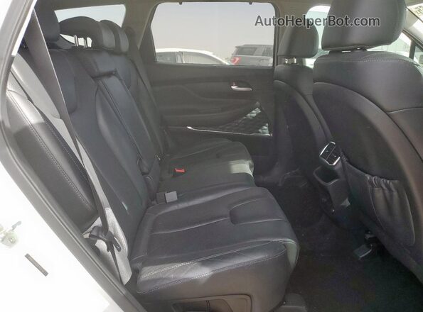 5NMS53AD0LH225116 2020 HYUNDAI SANTA Белый Вид задней части салона