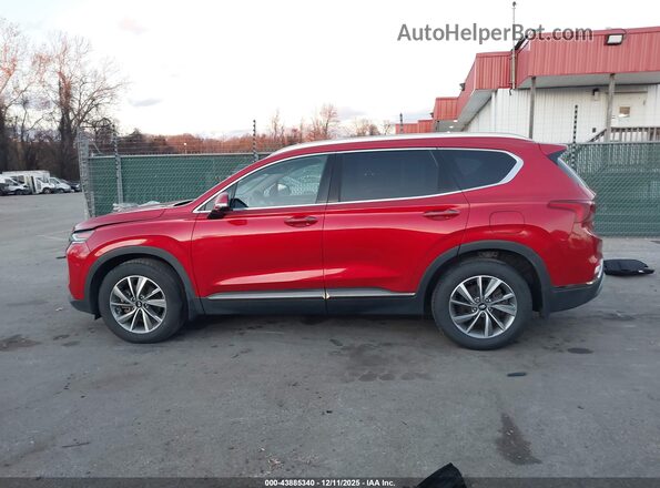 5NMS53AD5LH189083 2020 HYUNDAI SANTA FE Красный Панорамный вид салона 360°
