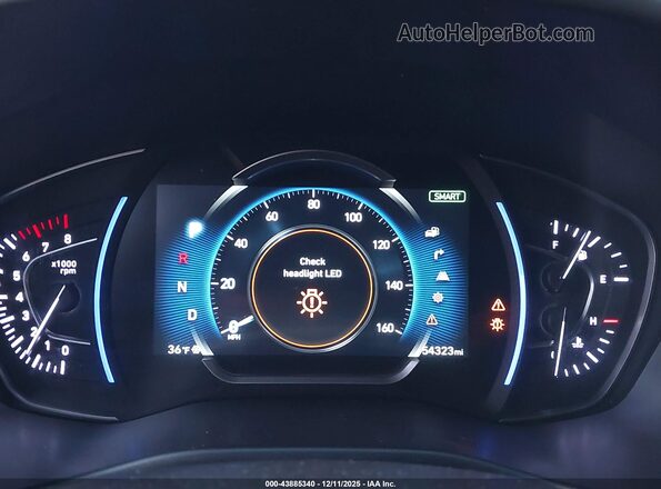 5NMS53AD5LH189083 2020 HYUNDAI SANTA FE Красный Вид задних сидений