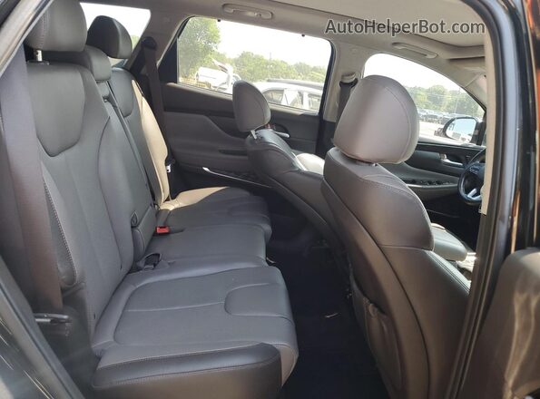 5NMS53AD7LH213044 2020 HYUNDAI SANTA Черный Вид задней части салона