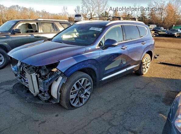 5NMS54AL4PH597450 2023 HYUNDAI SANTA FE CALLIGRAPHY Blue Przód lewy