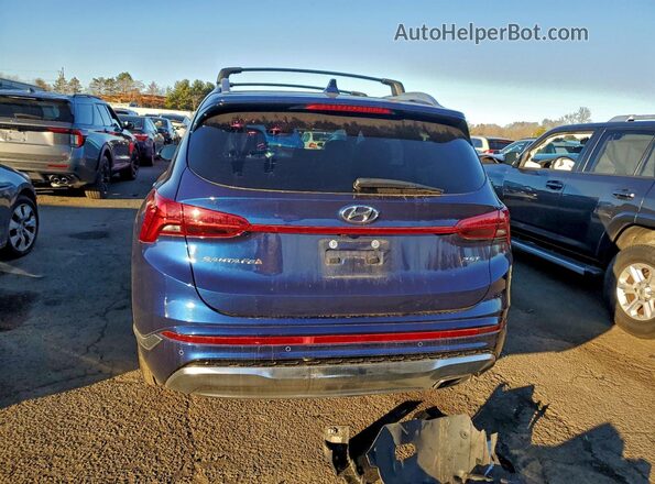 5NMS54AL4PH597450 2023 HYUNDAI SANTA FE CALLIGRAPHY Blue Widok z tyłu