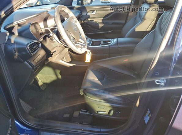 5NMS54AL4PH597450 2023 HYUNDAI SANTA FE CALLIGRAPHY Blue Widok wnętrza z przodu