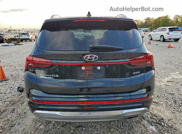5NMS54AL9NH384670 2022 HYUNDAI SANTA FE CALLIGRAPHY Black უკანა ხედი