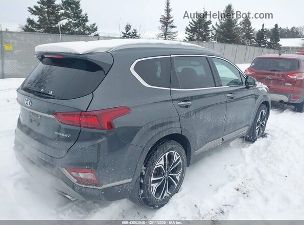 5NMS5CAA7LH163011 2020 HYUNDAI SANTA FE Черный Задняя правая четверть